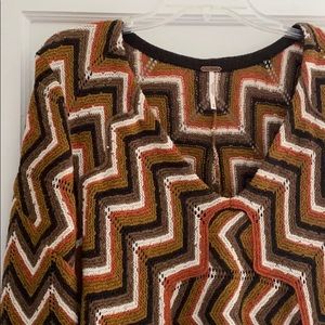 Patterned Sweater Dress